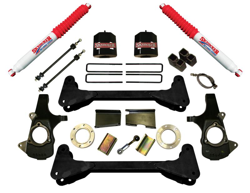 Skyjacker 2007-2013 Chevrolet Silverado 1500 4 Wheel Drive Suspension Lift Kit w/ Shock C7660PH Main Image