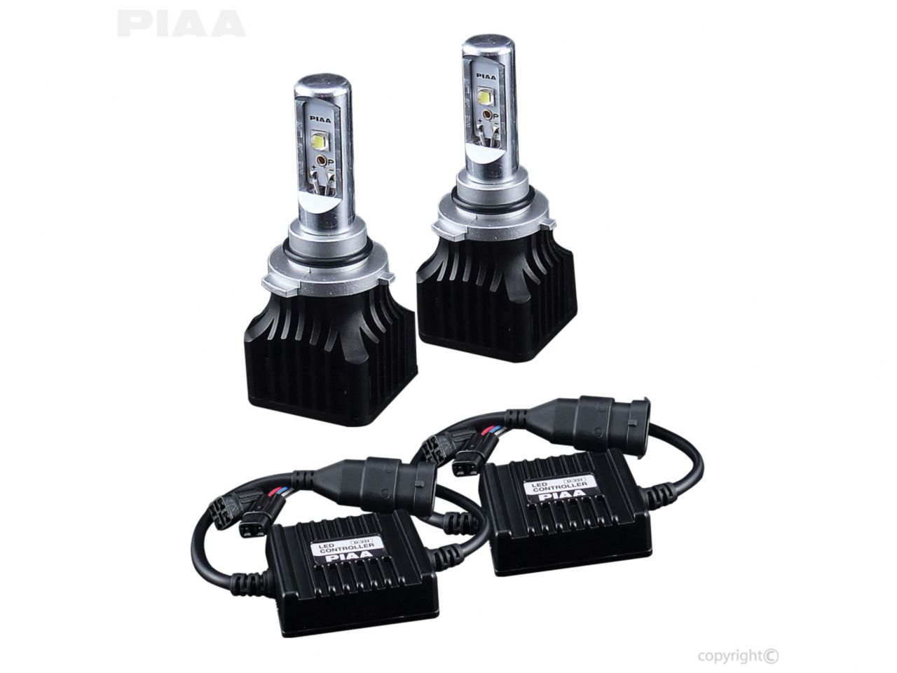 PIAA 9005 / 9006 (HB3 / HB4) White LED Bulb, 6000K, 3700 Lm, 25W, Twin Pack