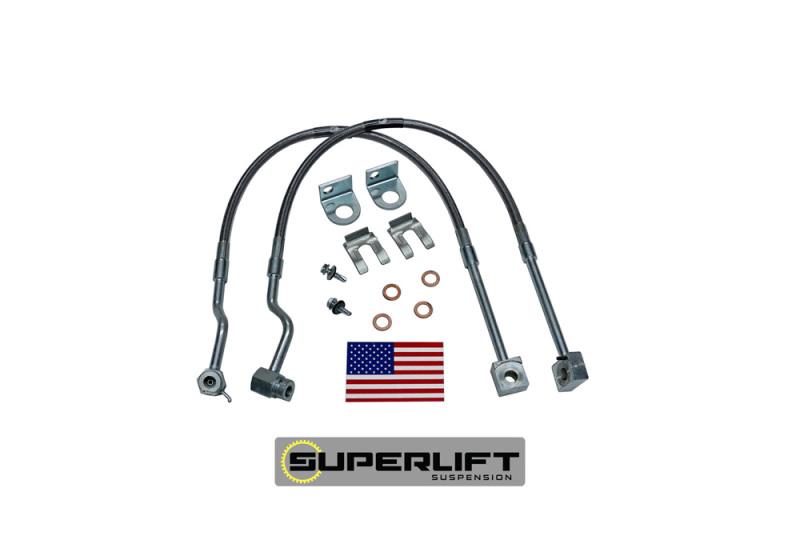 Superlift 87-90 Ford Ranger Explorer and Bronco II w/ 4-6in Lift Kit Bullet Proof Brake Hoses 91230 Main Image