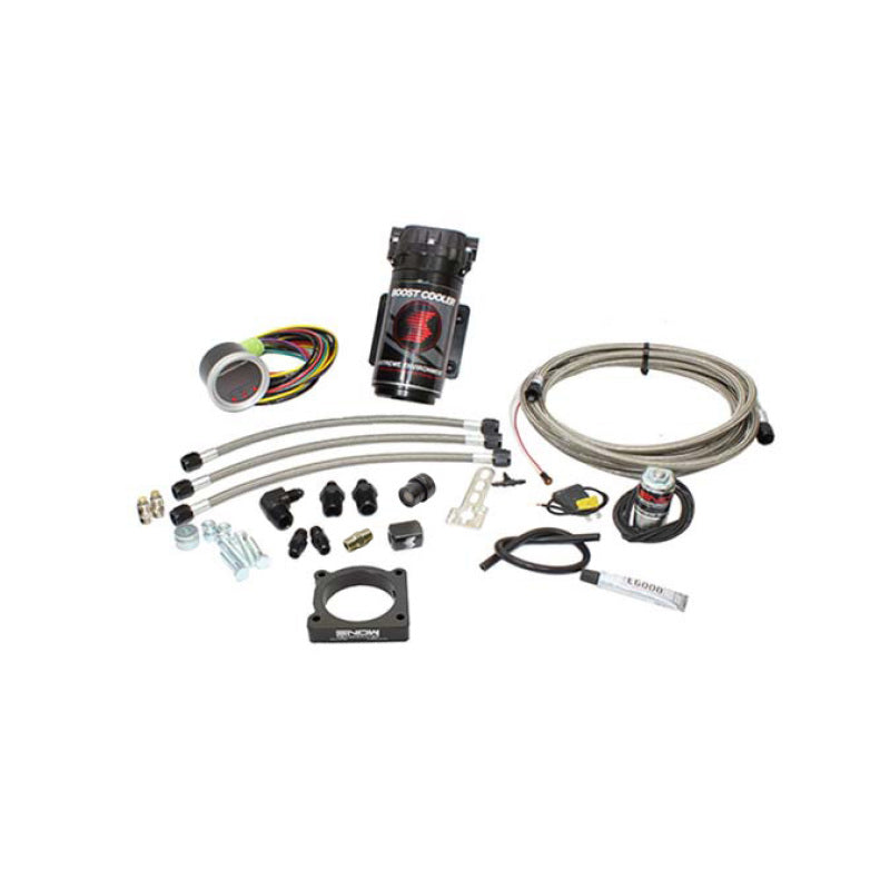 Snow Performance 11-17 F-150 Stg 2 Boost Cooler Water Inj. Kit (SS Brd Line/4AN Fittings) w/o Tank SNO-2133-BRD-T