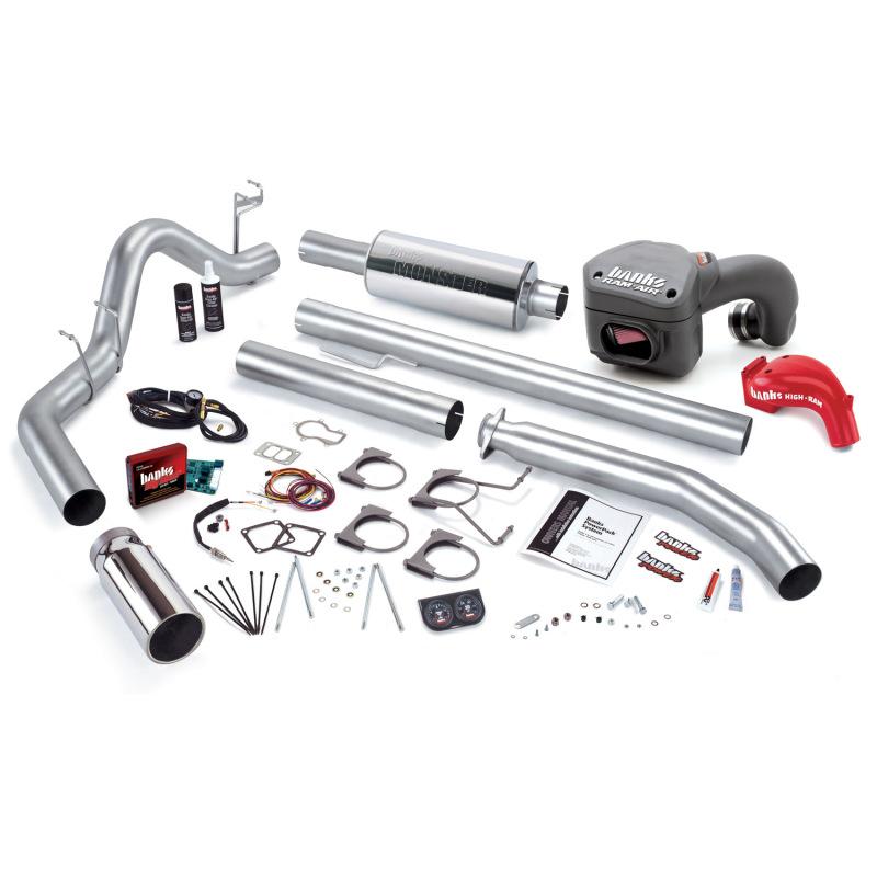 Banks Power 02 Dodge 5.9L 235Hp Std Cab PowerPack System - SS Single Exhaust w/ Chrome Tip 49396 Main Image