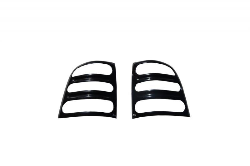 AVS 93-97 Ford Ranger Slots Tail Light Covers - Black 36710 Main Image