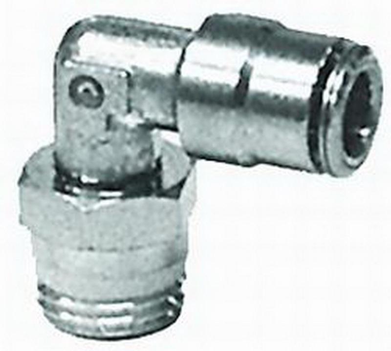 Firestone Male 1/4in. NPT To 1/4in. PTC Swivel 90 Degree Elbow Air Fitting (WR17603101) 3101 Main Image