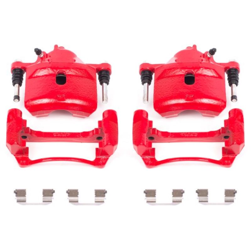 PowerStop PSB Red Calipers Brakes, Rotors & Pads Brake Calipers - Perf main image