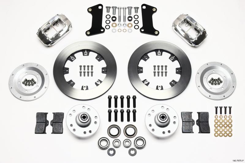 Wilwood Forged Dynalite Front Kit 12.19in Polished 67-69 Camaro 64-72 Nova Chevelle 140-7675-P Main Image