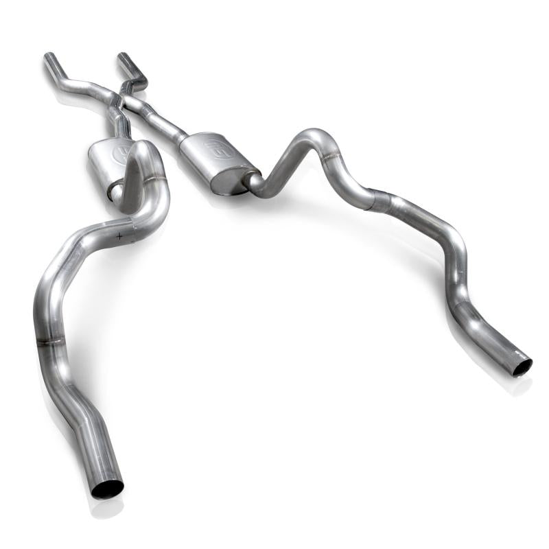 Stainless Works Chevy Camaro 1970-81 LS1 Exhaust 2.5in Stainless System w/X-Pipe CA708125SX Main Image