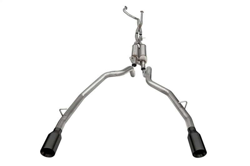 CORSA Performance Corsa 21-22 Dodge Ram TRX Crew Cab Xtreme Catback Exhaust Dual Rear Black Tip 21189BPC