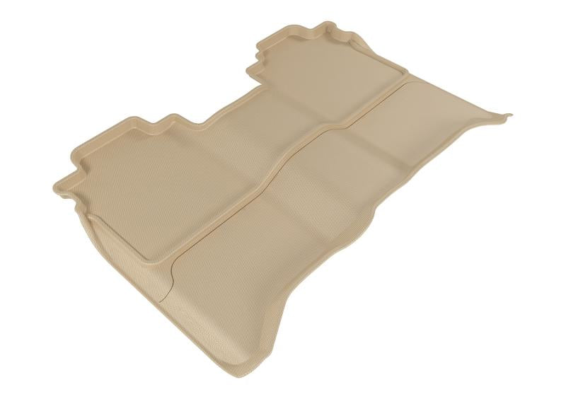 3D MAXpider 2016-2019 Nissan Titan Crew Cab Kagu 2nd Row Floormats - Tan L1NS08421502 Main Image