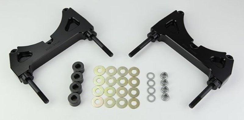 Wilwood Brackets (2) - w/Mounting Kit - SL4R - P-Brake Kit 14in Rotor 249-9633L/R