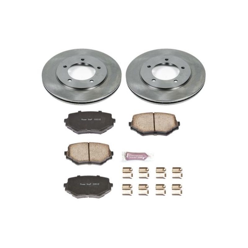 PowerStop PSB Autospecialty Kit Brakes, Rotors & Pads Brake Kits - OE main image