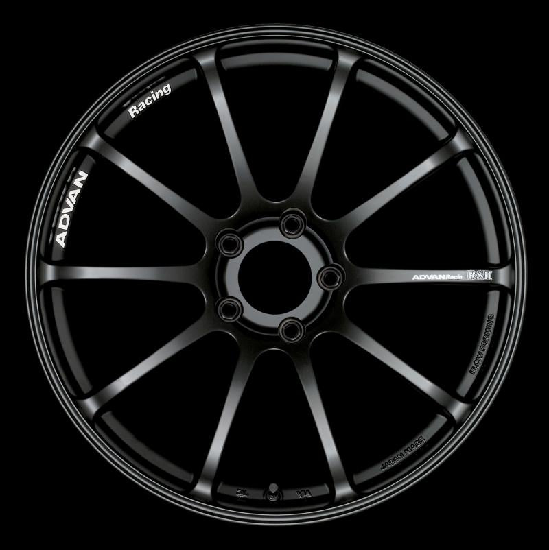 Advan RSII 18x9.0 +35 5-114.3 Semi Gloss Black Wheel YAP8I35ESB Main Image