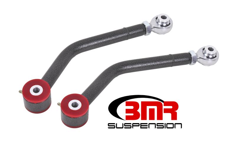 BMR 08-17 Challenger Upper Control Arms Single Adj. Rod Ends (Polyurethane) - Black Hammertone UCA111H Main Image