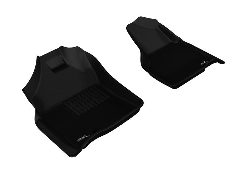 3D MAXpider 2009-2012 Dodge Ram 1500 Regular Cab Kagu 1st Row Floormat - Black L1DG01811509 Main Image