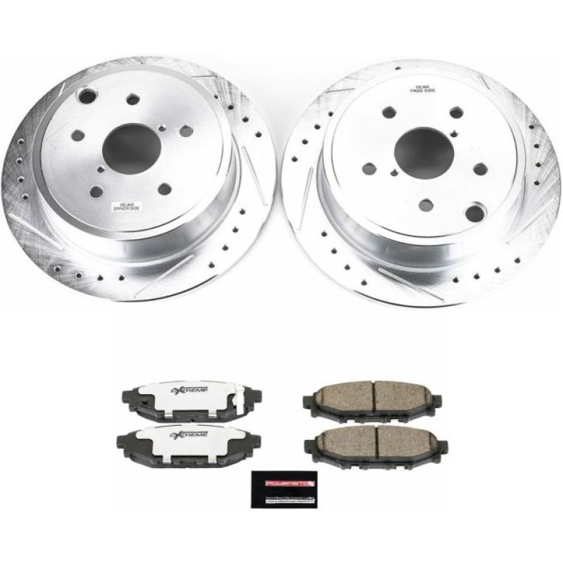 PowerStop PSB Z26 Street Warrior Kit Brakes, Rotors & Pads Brake Kits - Performance D&S main image