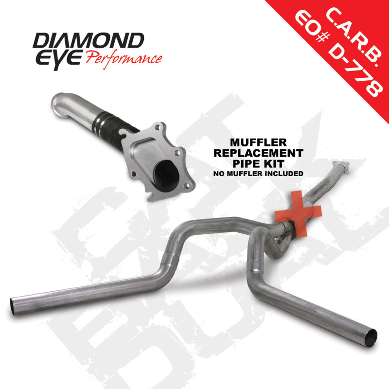 Diamond Eye Performance DEP Catback Exhaust Kit SS Exhaust, Mufflers & Tips Catback main image