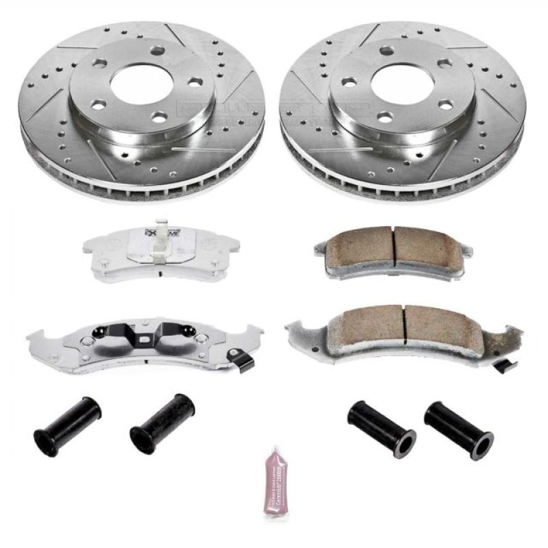 PowerStop PSB Z26 Street Warrior Kit Brakes, Rotors & Pads Brake Kits - Performance D&S main image