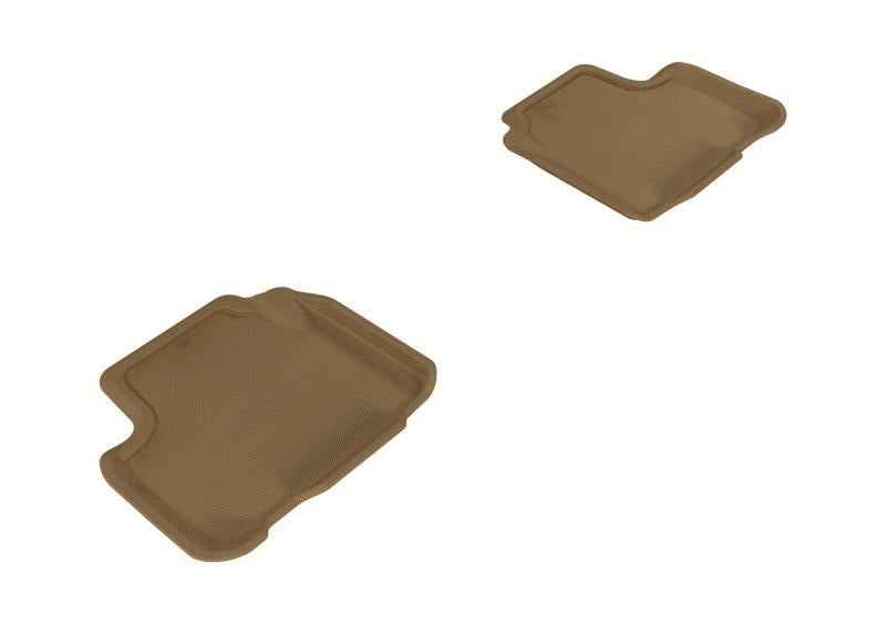 3D MAXpider 2006-2012 Mercedes-Benz R-Class W250 Kagu 2nd Row Floormats - Tan L1MB04921502 Main Image