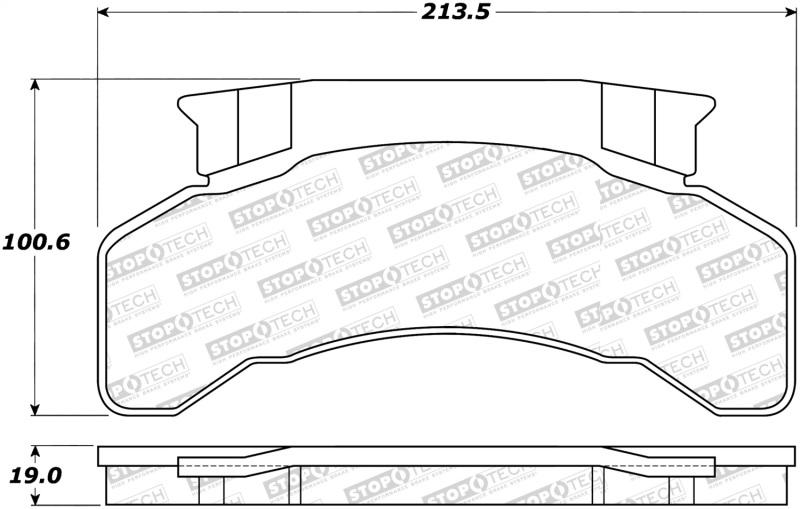 StopTech Street Brake Pads 308.02240 Main Image