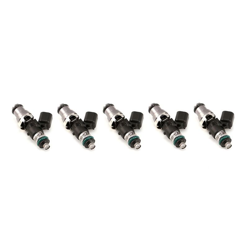 Injector Dynamics ID1300X Injectors - 48mm Length - 14mm Top - 14mm Lower (Set of 5) 1300.48.14.14.5