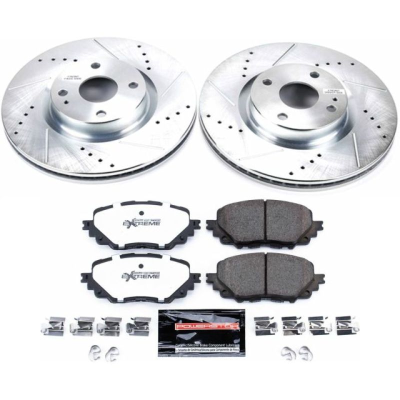 PowerStop PSB Z26 Street Warrior Kit Brakes, Rotors & Pads Brake Kits - Performance D&S main image