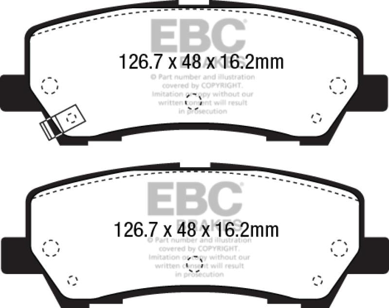 EBC brake Ultimax2 brake Pads UD1810 Main Image