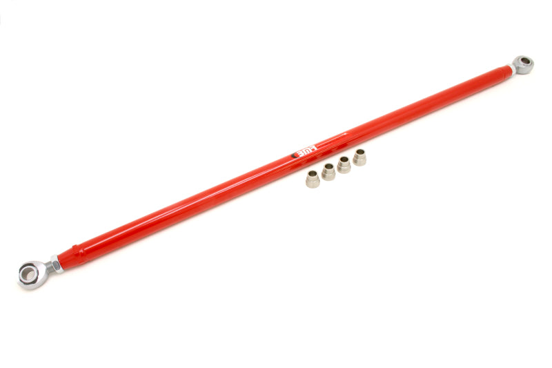 BMR 05-14 S197 Mustang Chrome Moly Panhard Rod w/ Double Adj. Rod Ends - Red MPHR012R