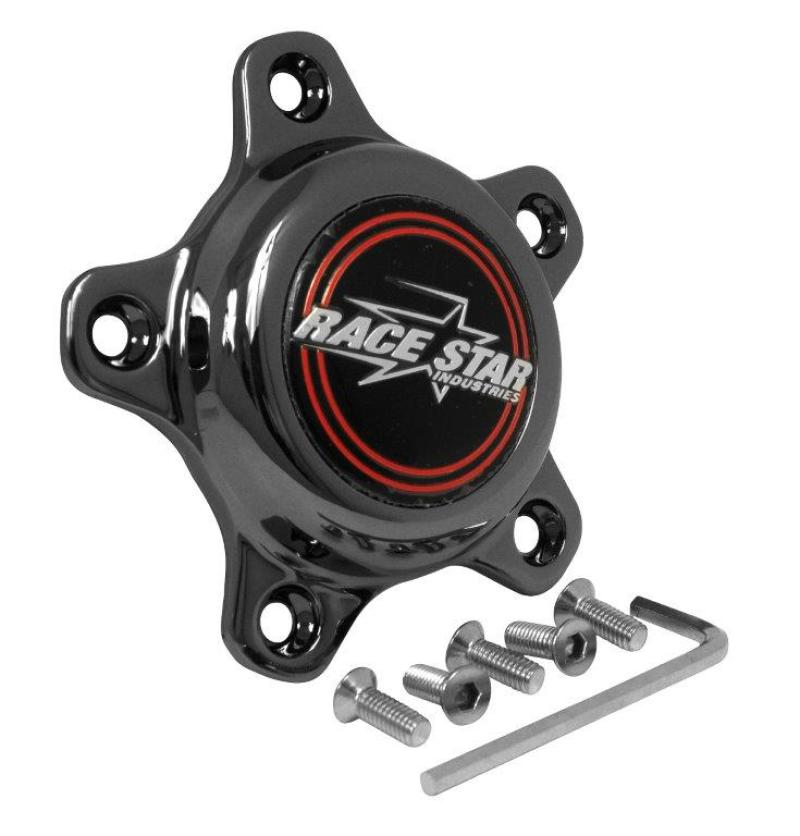 Race Star 5 Lug Cap Short Plastic Dark Star (incl. Medallion & Screws) 615-5096-D1