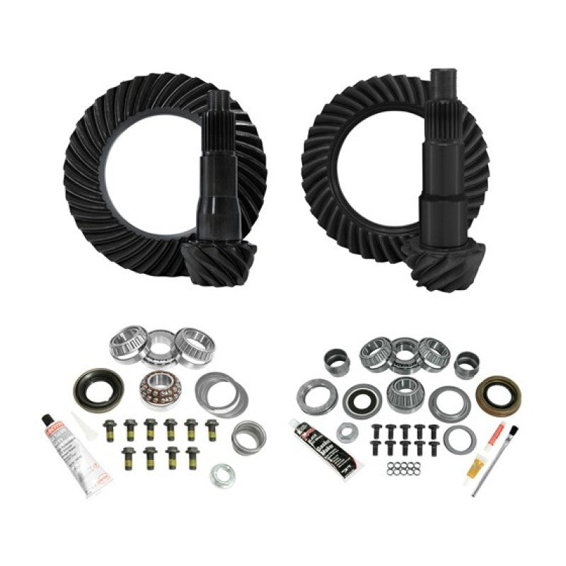 Yukon Gear Gear & Install Kit Package For Jeep JL Non-Rubicon w/ D30 FR & D35 RR in a 5.13 Ratio YGK075