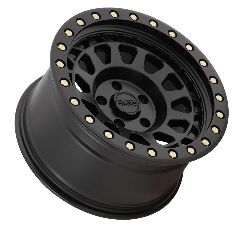 Black Rhino Primm 18x9.5 5x150 ET12 CB 110.1 Matte Black w/Brass Bolts Wheel 1895PRM125150M10 Main Image