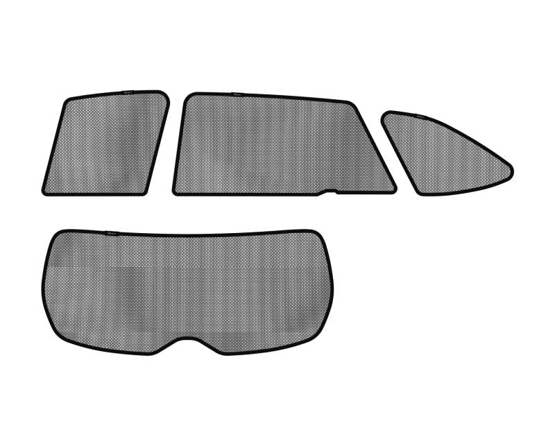 3D MAXpider 2015-2017 Subaru Outback Black Sun Shades - Complete Set S1SB0130 Main Image