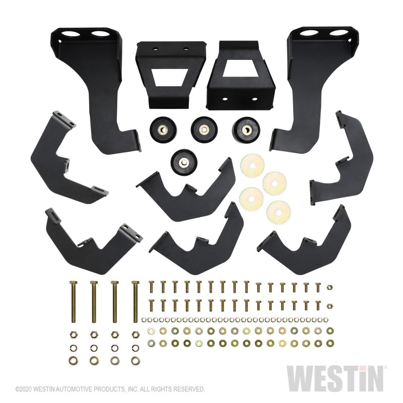 Westin 2020 Chevy Silverado 2500/3500 HDX Drop W2W Nerf Step Bars - Textured Black 56-534755