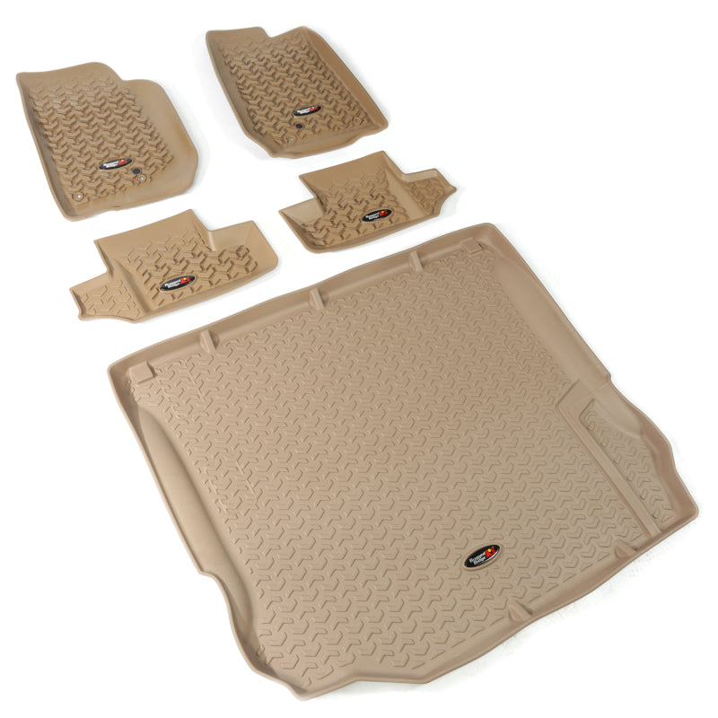 Rugged Ridge RUG Floor Liners - Tan Floor Mats Floor Mats - Rubber main image