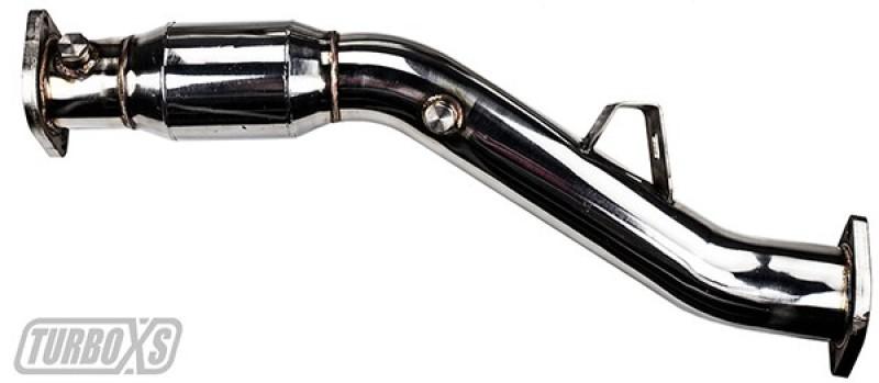 Turbo XS 08-12 WRX-STi / 04-09 LGT High Flow Catalytic Converter Pipe txs-WS08-CP-V2 Main Image