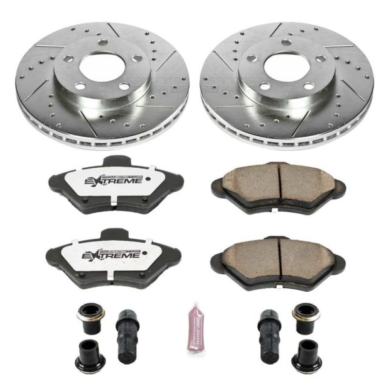 PowerStop PSB Z26 Street Warrior Kit Brakes, Rotors & Pads Brake Kits - Performance D&S main image