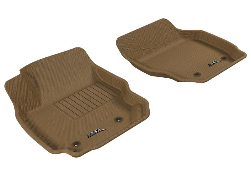 3D MAXpider 2007-2016 Volvo S80 Kagu 1st Row Floormat - Tan L1VV00211502 Main Image