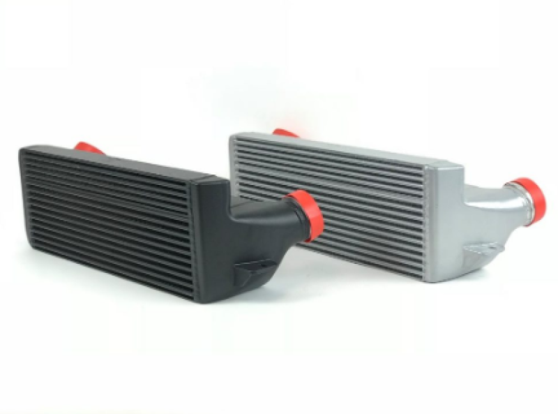 CSF 04-13 BMW 335i/xi (E90/E91/E92/E93) High Performance Stepped Core Bar/Plate Intercooler - Black 8127B Main Image