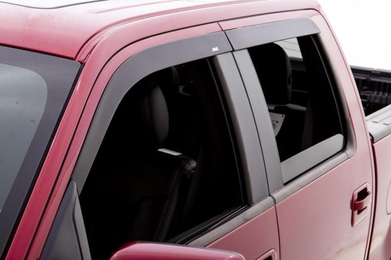 AVS 99-16 Ford F-250 Supercrew Ventvisor Low Profile Window Deflectors 4pc - Matte Black 774017 Main Image