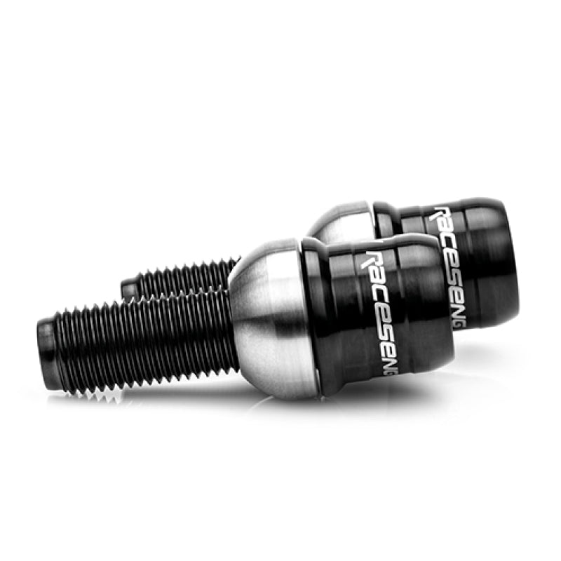 Raceseng TLR-1 Titanium Lug Bolt Set - M14x1.5mm / R14 Floating Seat - Brushed Black 01033BRBS10-01033BRBS10-103104S20