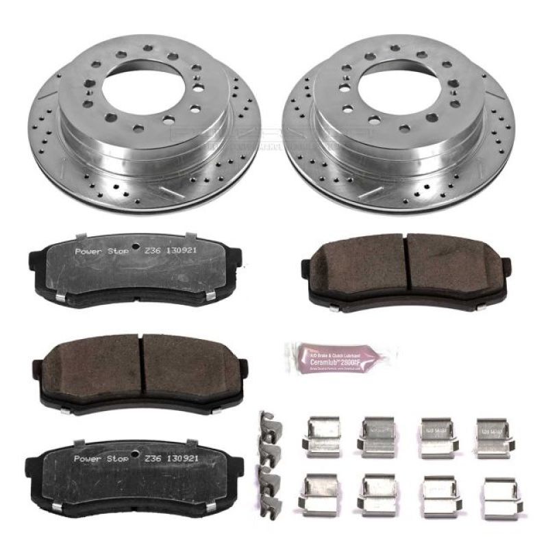 PowerStop PSB Z36 Truck & Tow Kit Brakes, Rotors & Pads Brake Kits - Performance D&S main image