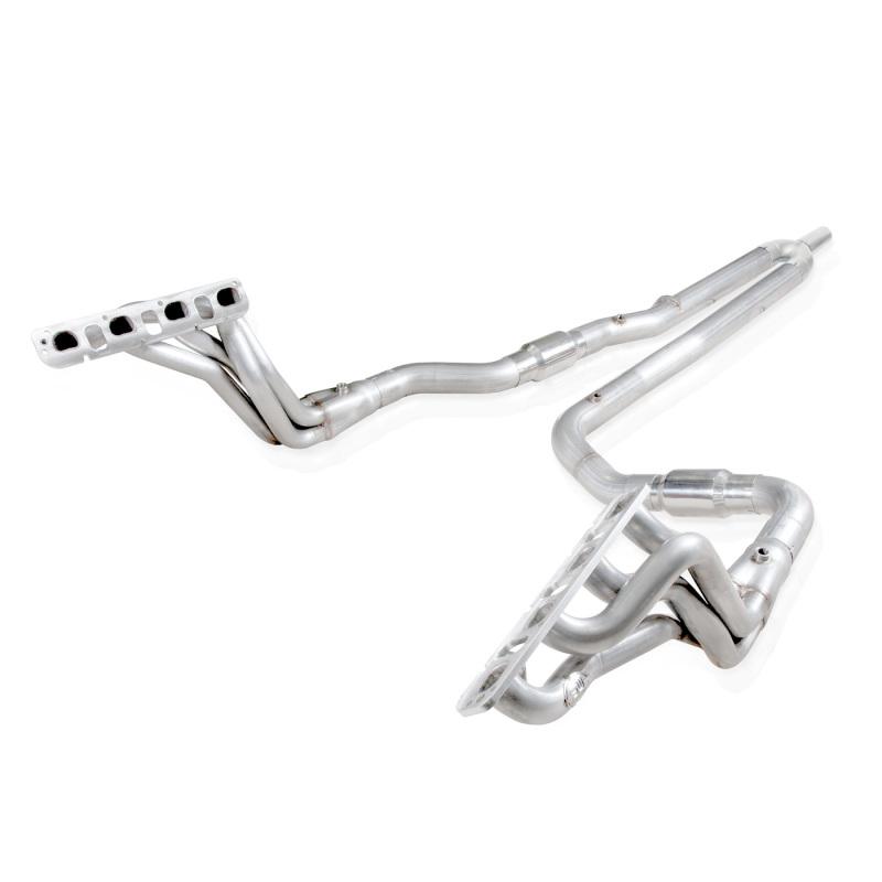 Stainless Works 2009-16 Dodge Ram 5.7L Headers 1-3/4in Primaries 3in High-Flow Cats Y-Pipe RAM09HCATYST Main Image