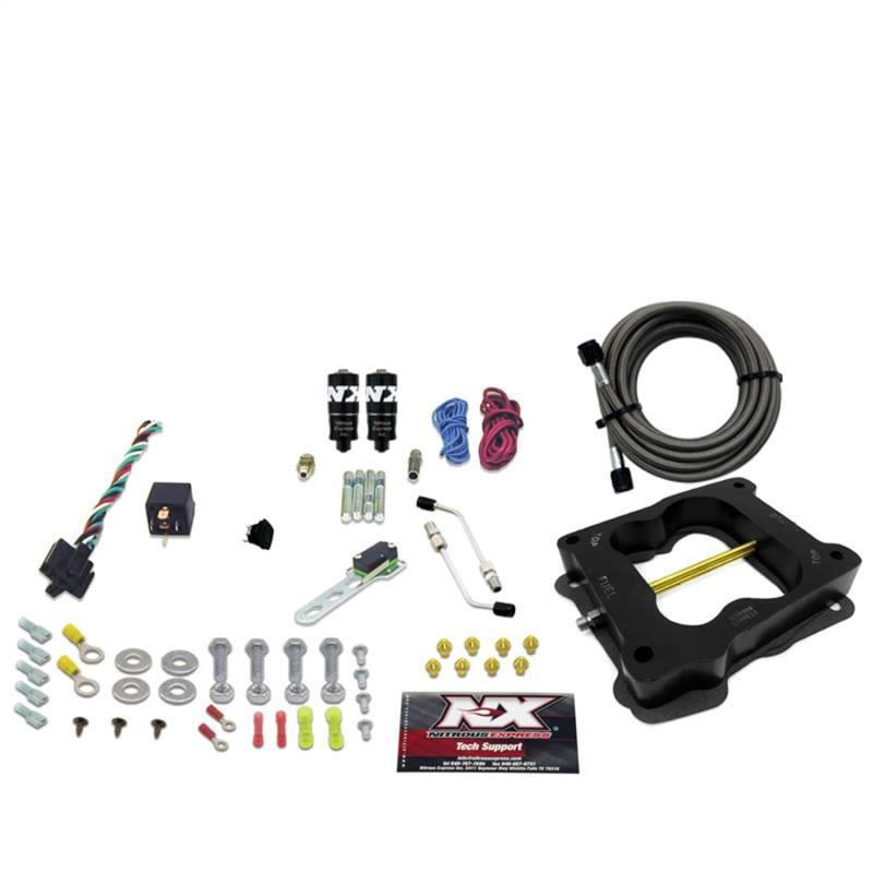 Nitrous Express Q-Jet/Holley Spread Bore Hitman Plus Nitrous Kit (50-200HP) w/o Bottle 40081-00 Main Image