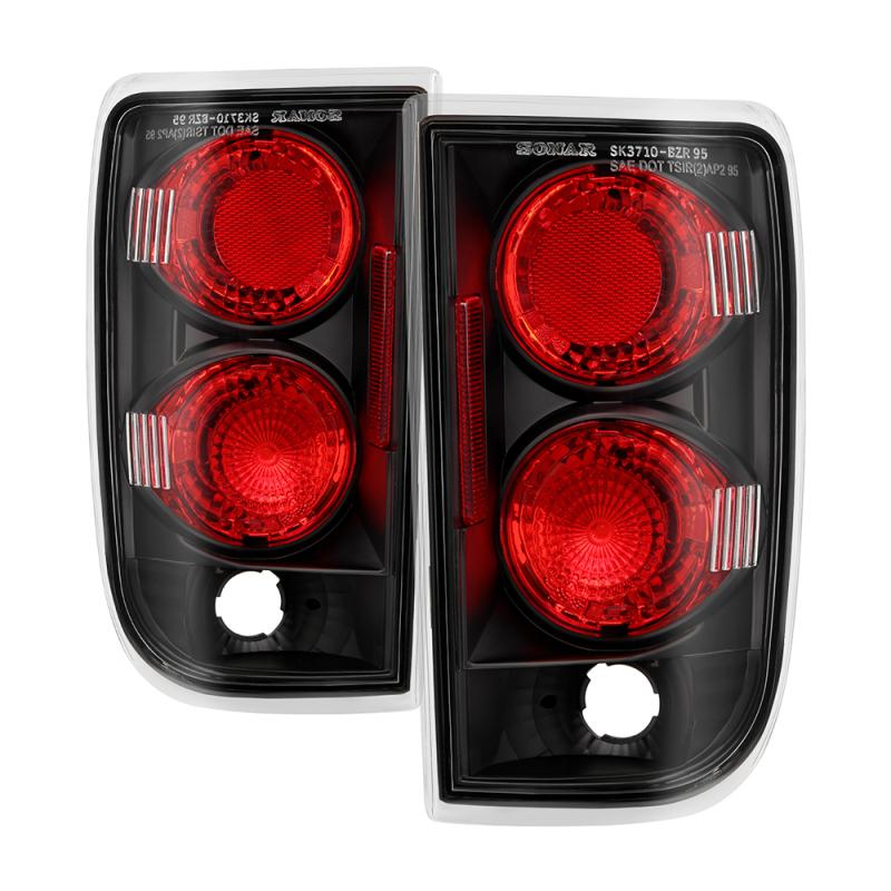 Spyder Chevy Blazer 95-05/Oldsmobile Bravada 96-01 Euro Tail Lights Blk ALT-YD-CB95-BK 5001146 Main Image