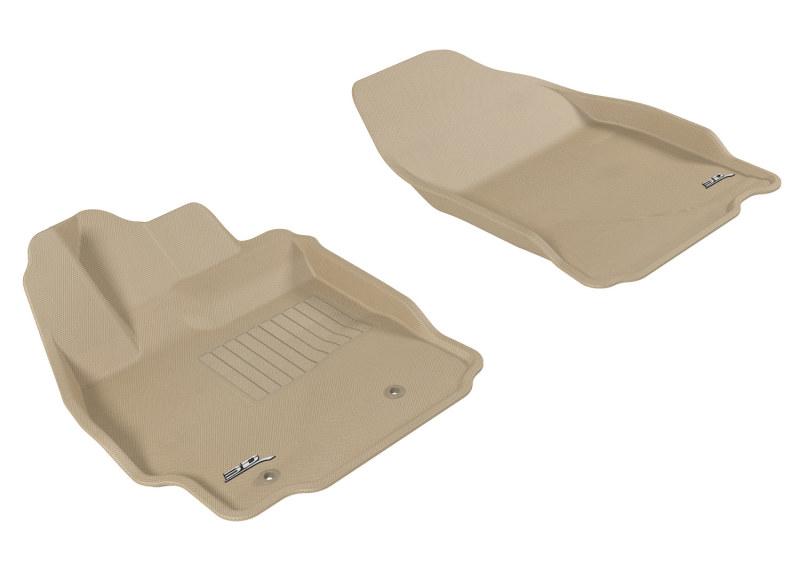 3D MAXpider 2011-2013 Scion TC Kagu 1st Row Floormat - Tan L1SC00111502 Main Image