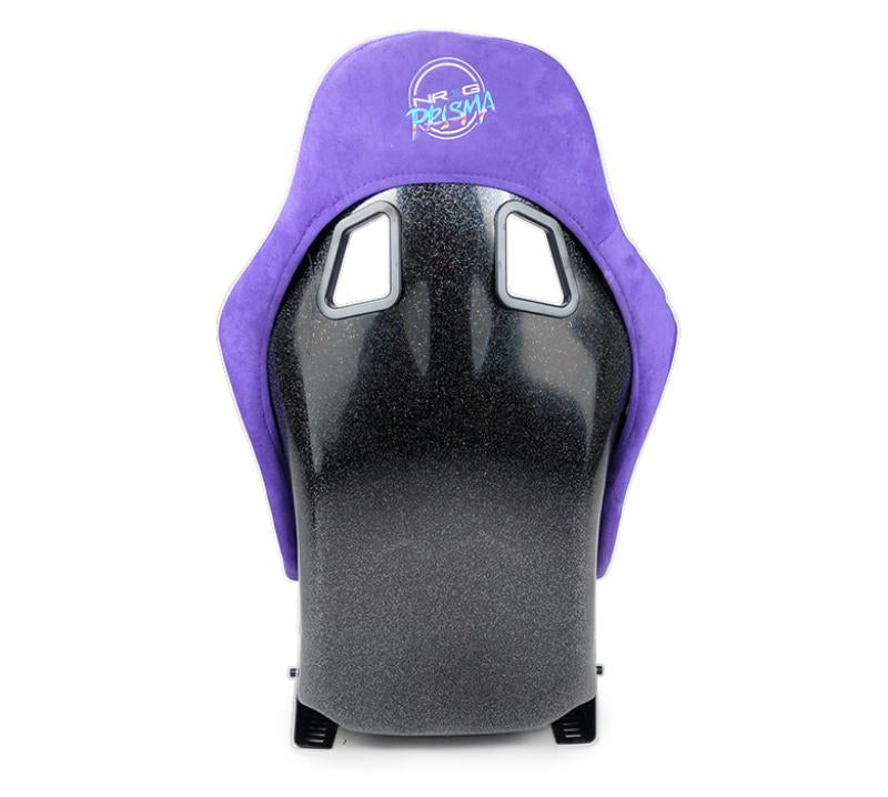 NRG FRP Bucket Seat PRISMA Edition w/ Pearlized Back Purple Alcantara - Medium FRP-303PP-PRISMA Main Image