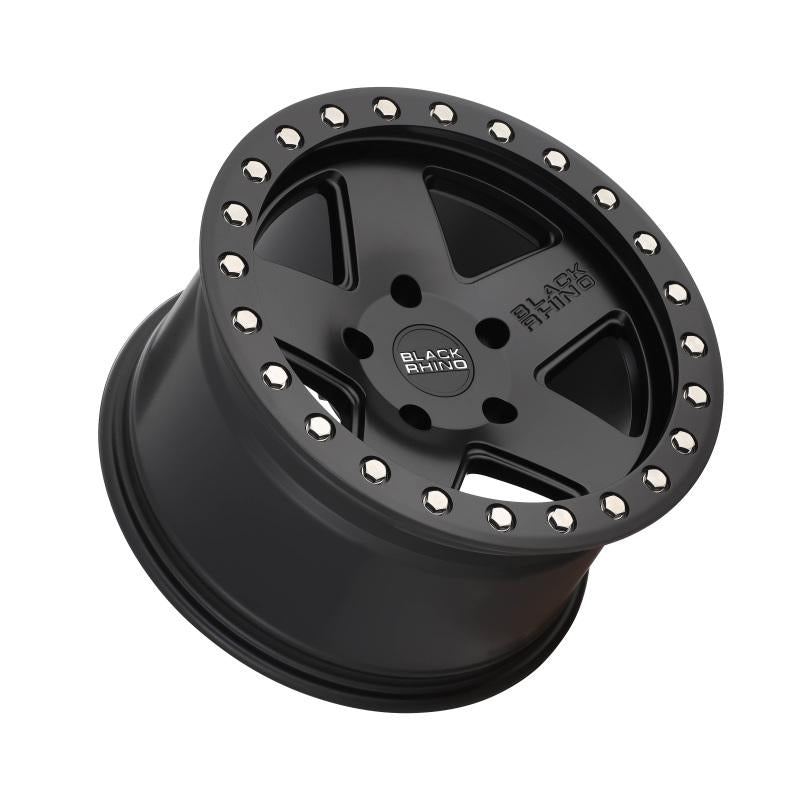 Black Rhino Crawler 17x9.5 6x120 ET12 CB 67.1 Matte Black w/Silver Bolts Wheel 1795CRL126120M67 Main Image