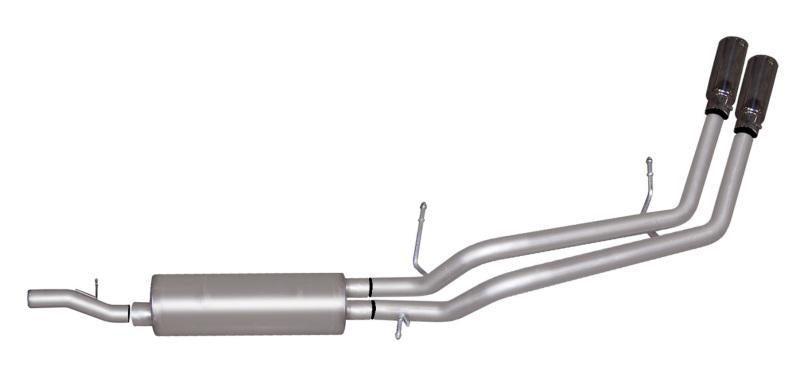 Gibson 15-19 Chevrolet Tahoe LS 5.3L 2.25in Cat-Back Dual Sport Exhaust - Aluminized 5670 Main Image