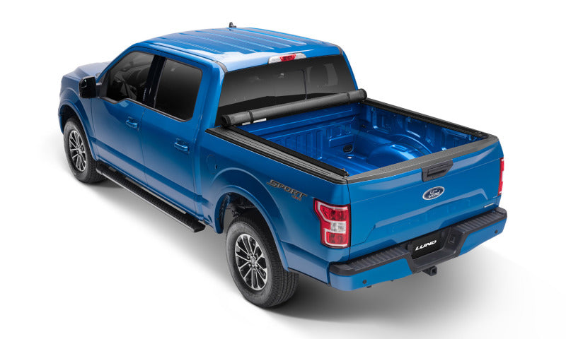 Lund 04-17 Nissan Titan (5.5ft. Bed w/Titan Box) Genesis Elite Roll Up Tonneau Cover - Black 96882