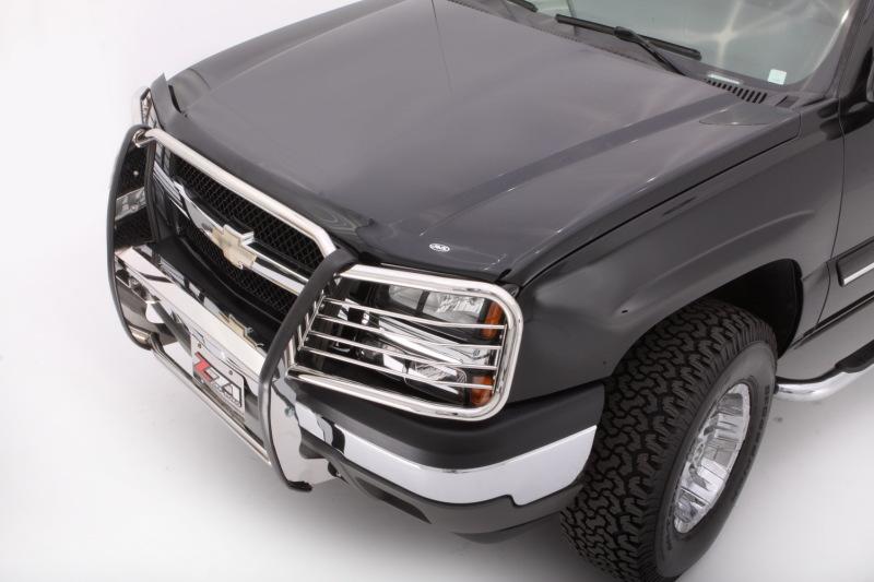 AVS 03-06 Chevy Avalanche (w/o Body Hardware) Bugflector Medium Profile Hood Shield - Smoke 23252 Main Image