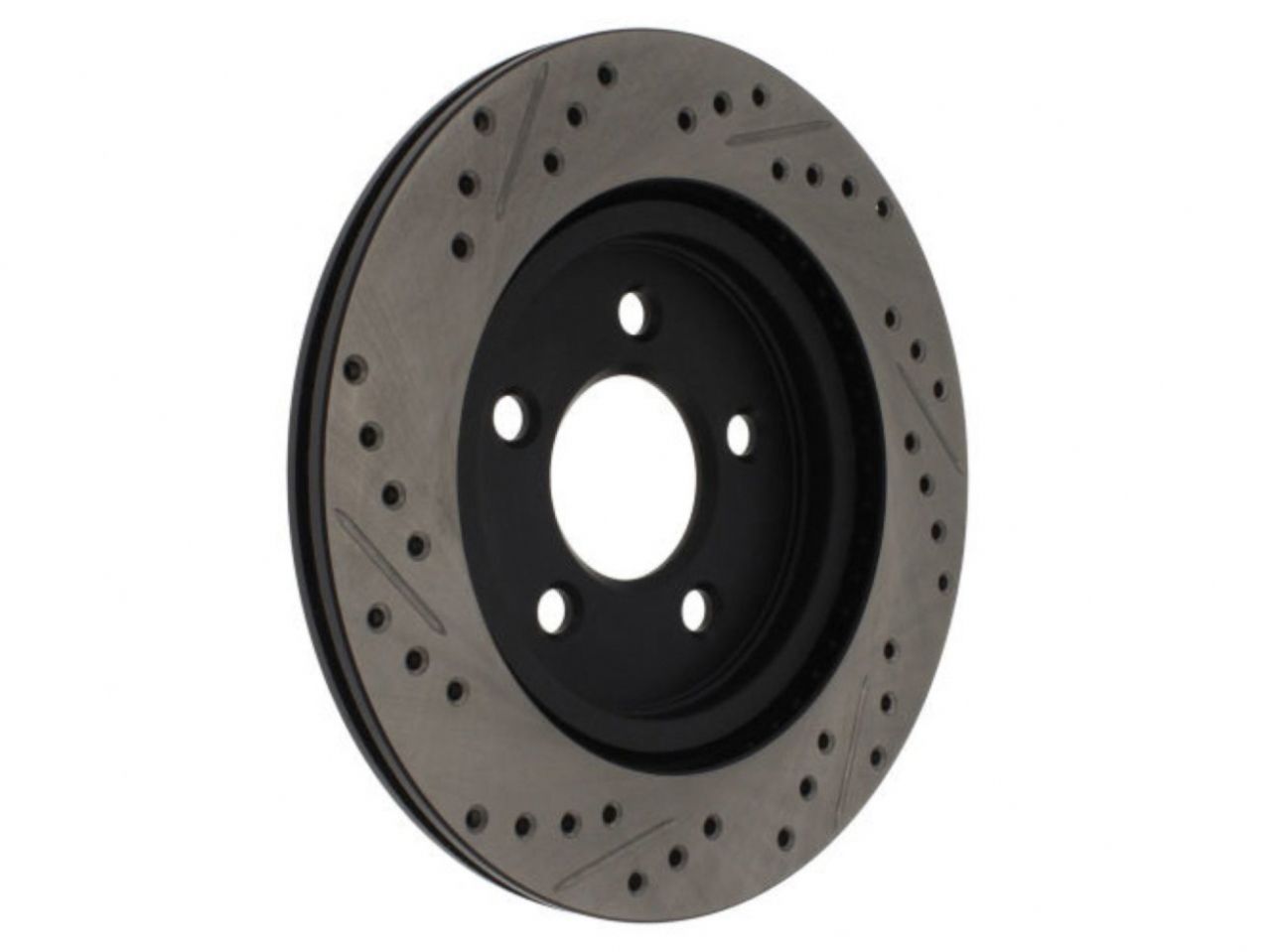 StopTech Sport Drilled/Slotted Brake Rotor; Rear Right