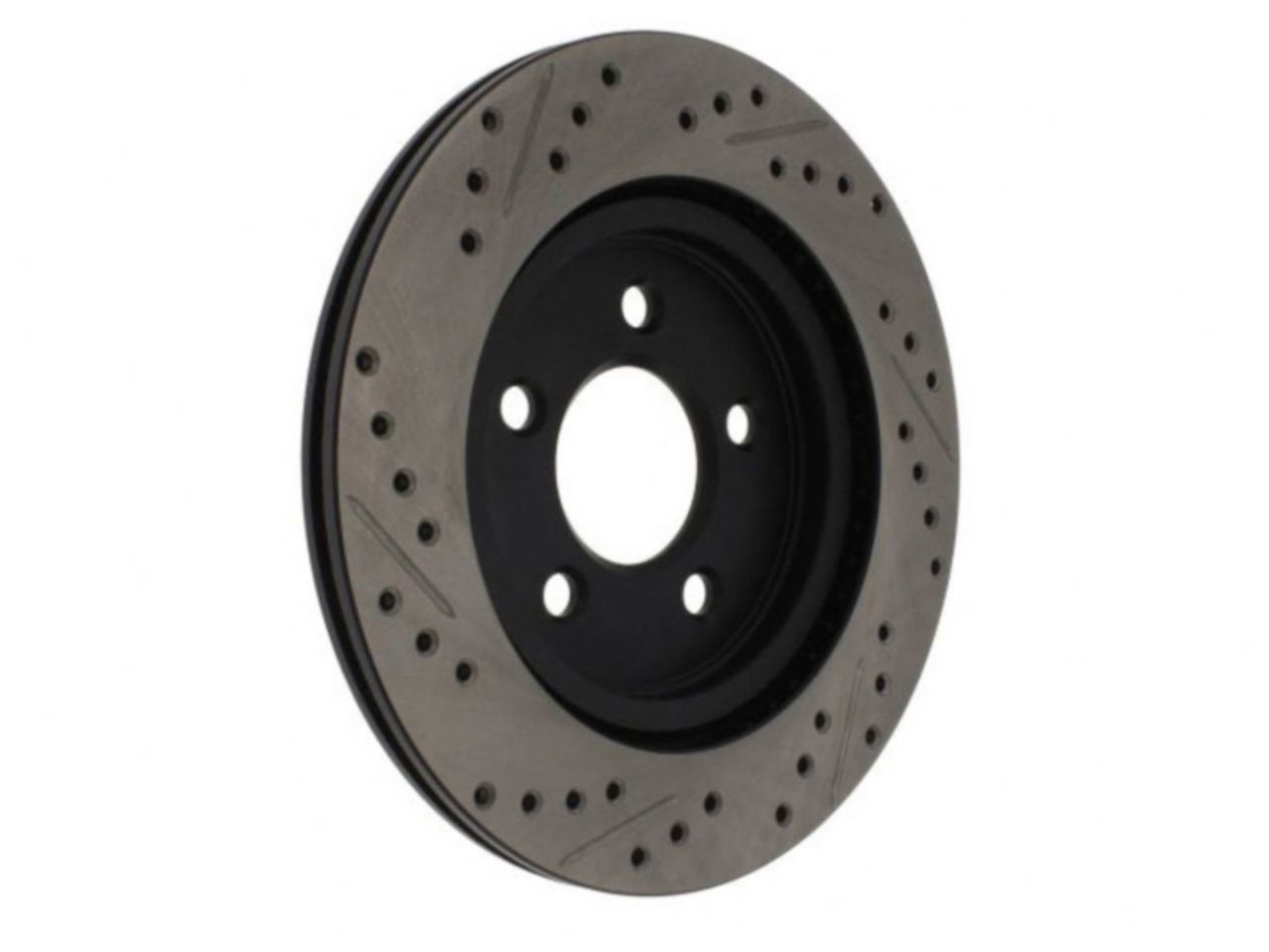 StopTech Sport Drilled/Slotted Brake Rotor; Rear Right